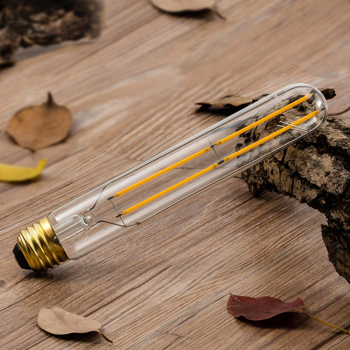 Foco Vintage Probeta Cristal 2W Cálido