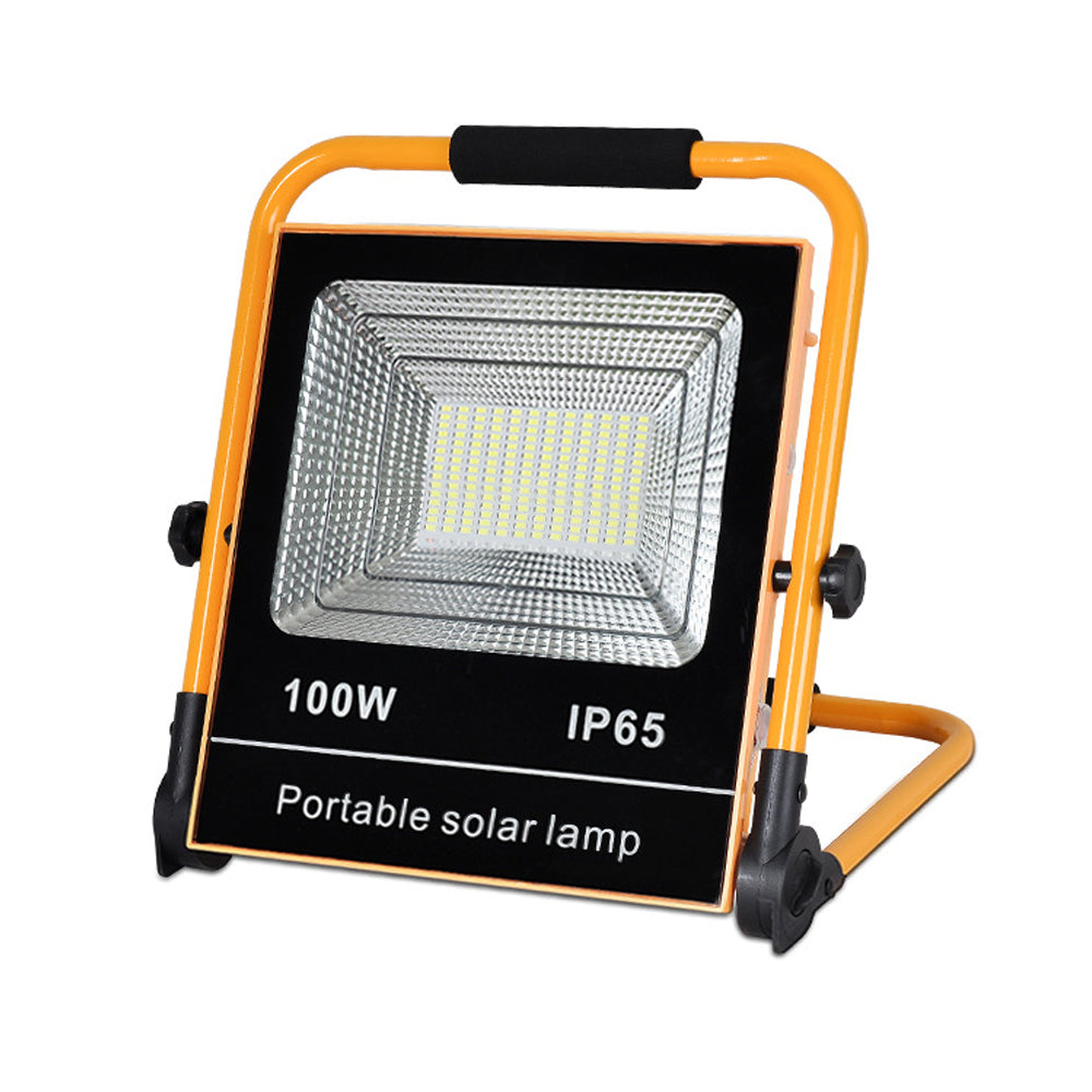 Reflector LED con Panel Solar Portatil 100w