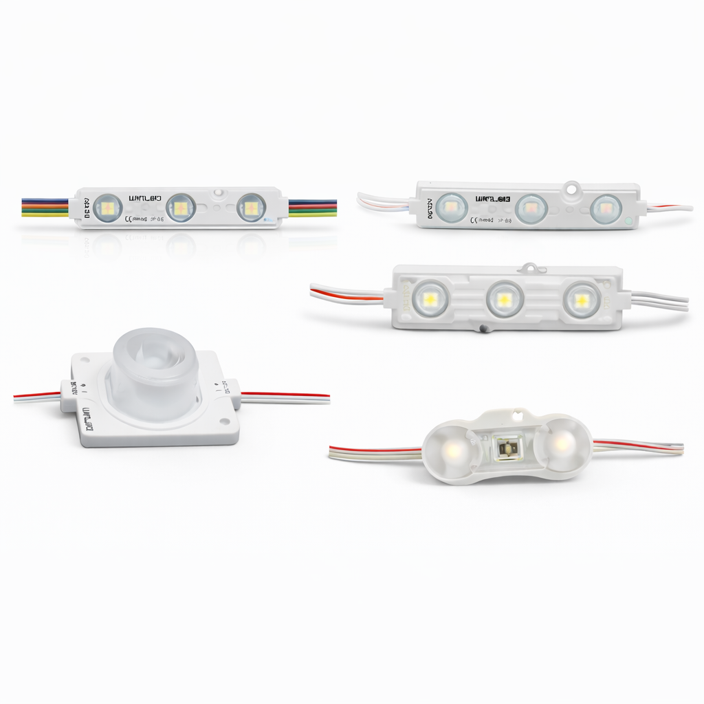 Módulos LED 12V y 127V IP65/IP67 para Letras y Anuncios