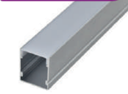 Perfil de aluminio Sobreponer 1601