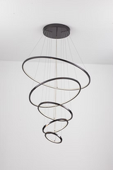 Candil LED Colgante Moderno para Doble Altura con Control