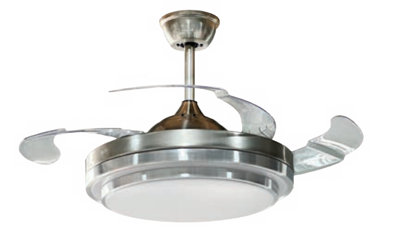 Ventilador de Techo con Iluminación LED 36W – Luz Ajustable