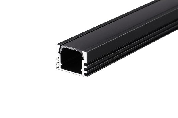 Perfil de aluminio negro Energain.