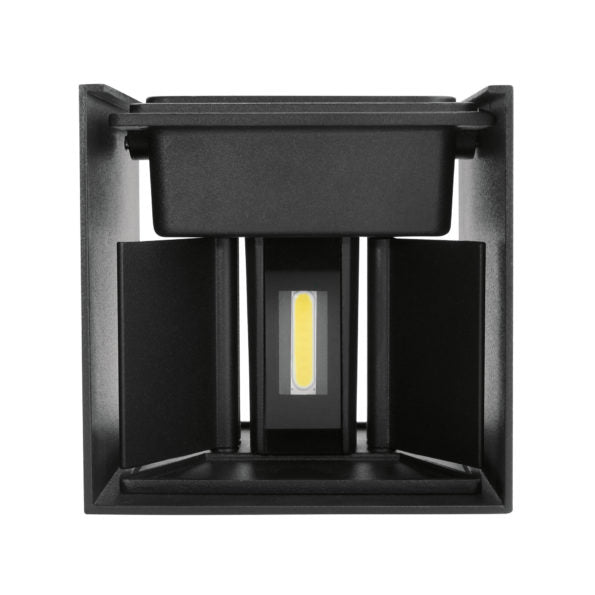 Lámpara Decorativa Led Cubica Luz Calida Bidireccional
