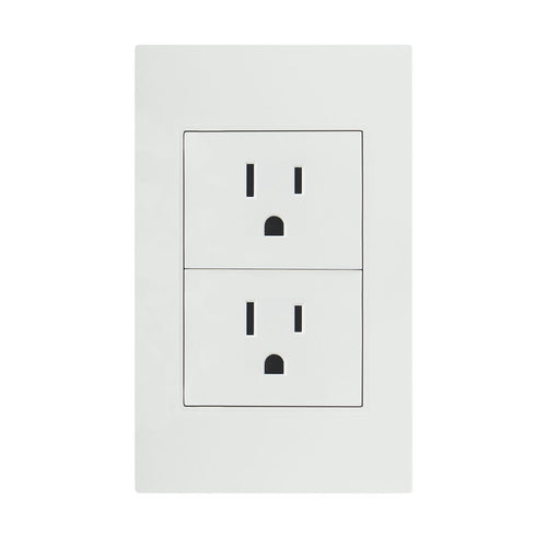 Placa de Contacto Doble - Policarbonato y Hierro Galvanizado para Uso Residencial y Comercial