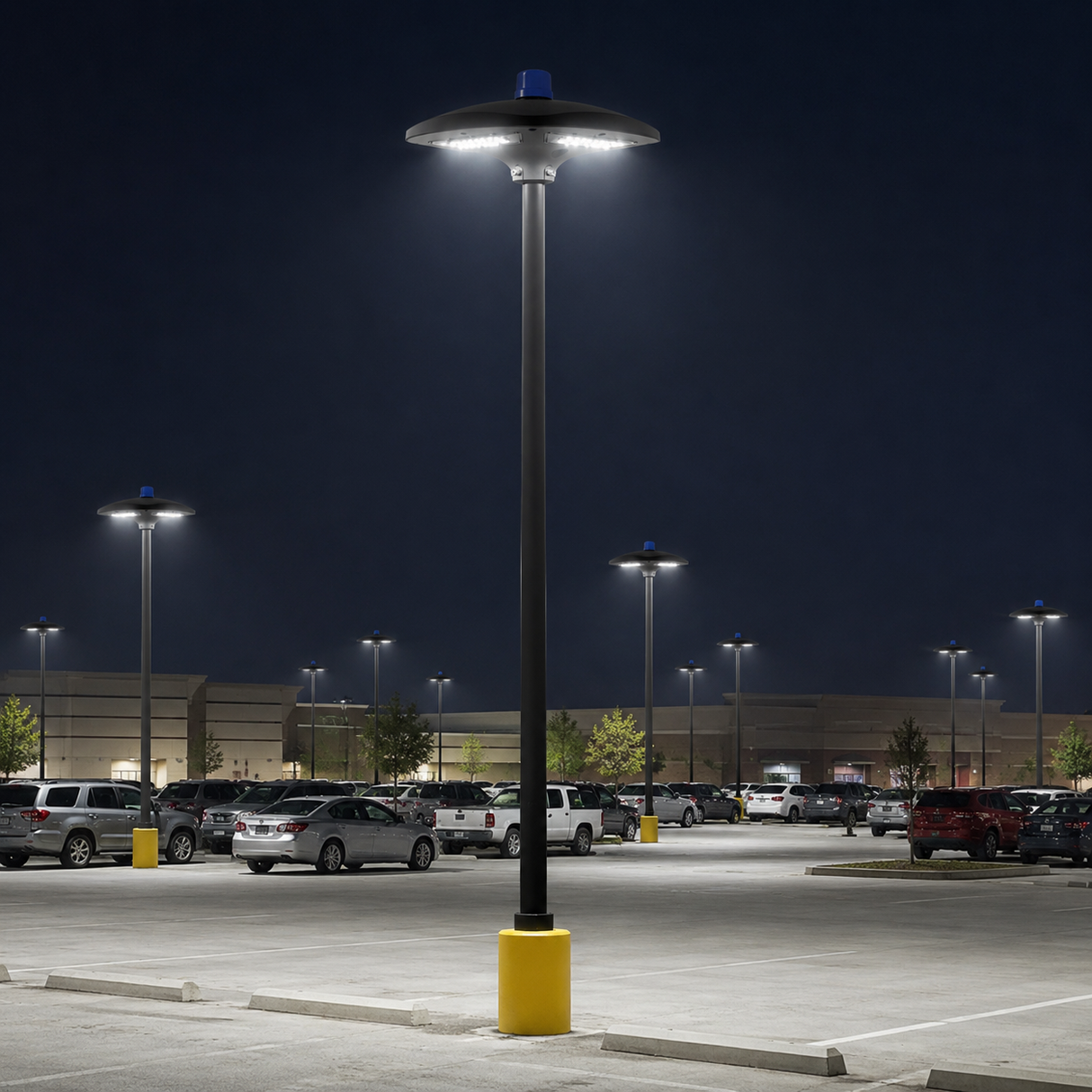 Luminario LED Punta de Poste 100W IP65 con Fotocelda PTGW-100W