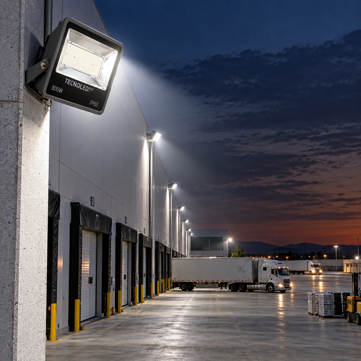 Reflector LED Industrial 500W 50,000 lm IP65