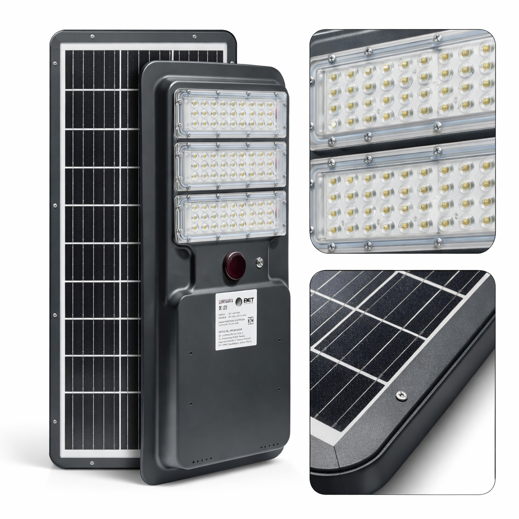 Luminaria Solar LED 60W para Andadores y Vialidades