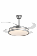 Ventilador LED Retráctil 43" 70W Plata