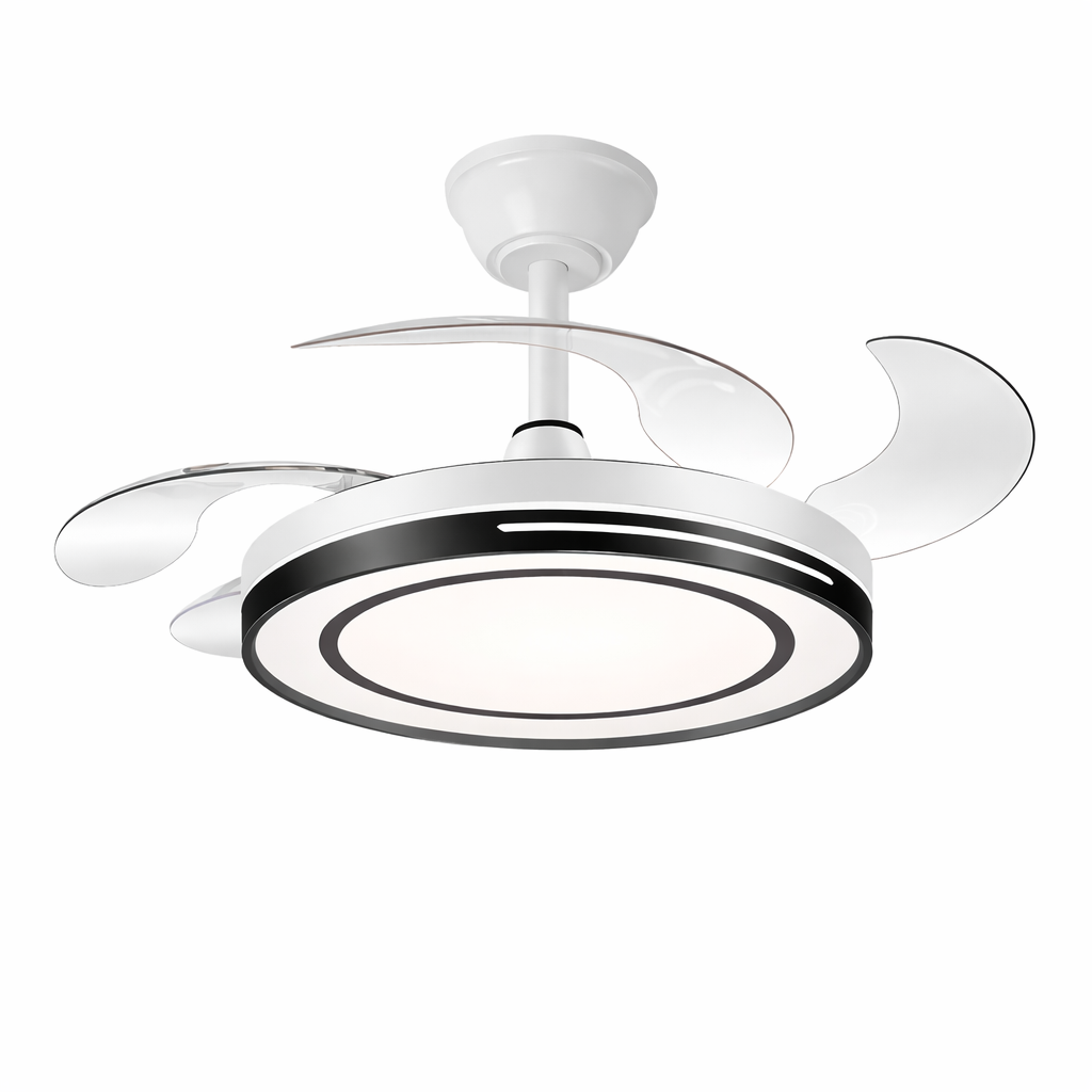 Ventilador de Techo LED Retráctil 45W 45” con Control Remoto