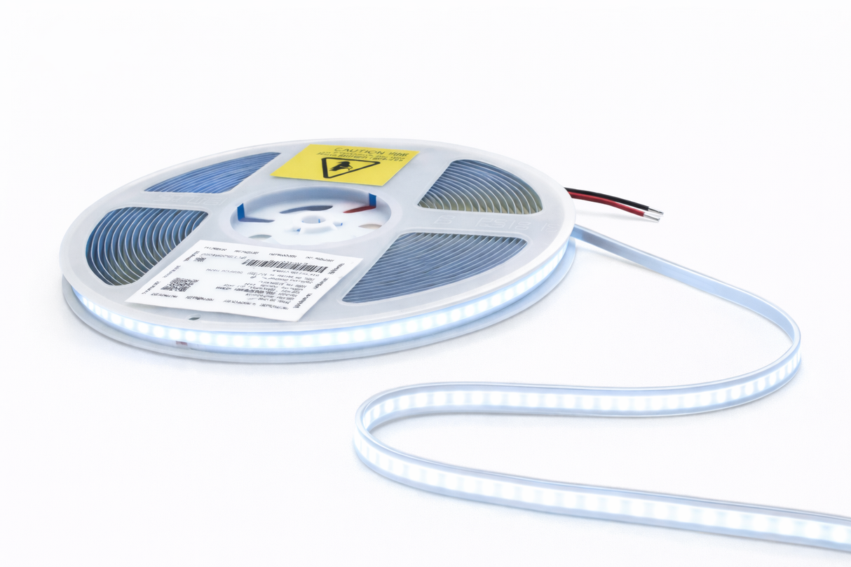 Tira LED COB 24V Blanca 6500K Continua Interior 10m