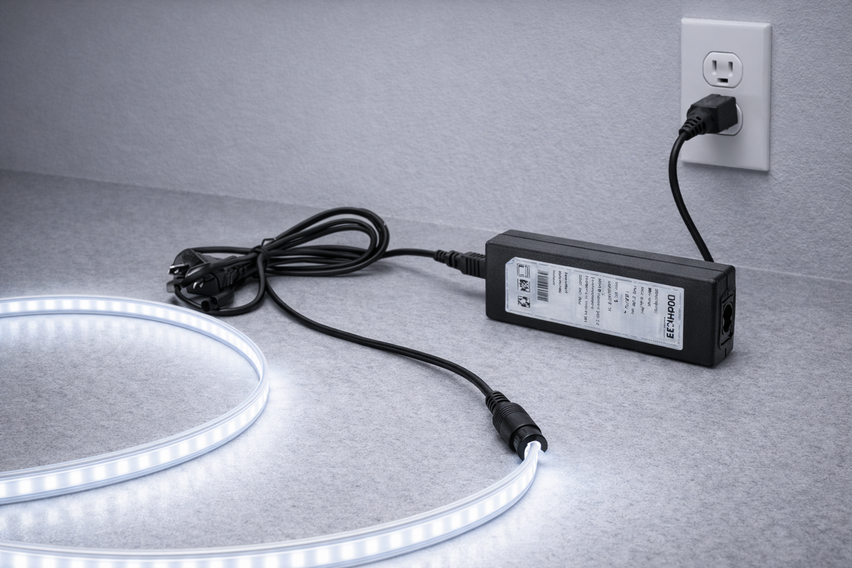 Fuente de Poder LED 12V 72W para Tiras LED Interior
