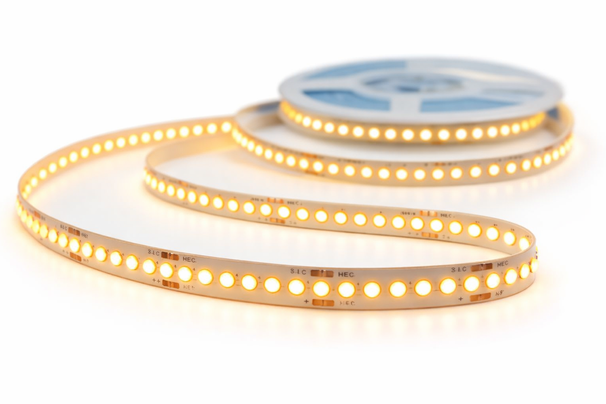 Tira LED DOT COB 24V Luz Cálida 3000K Interior 10m