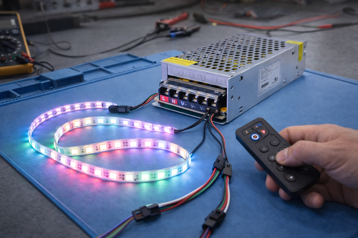 Fuente de Poder 60W 24V para Tiras LED Interior