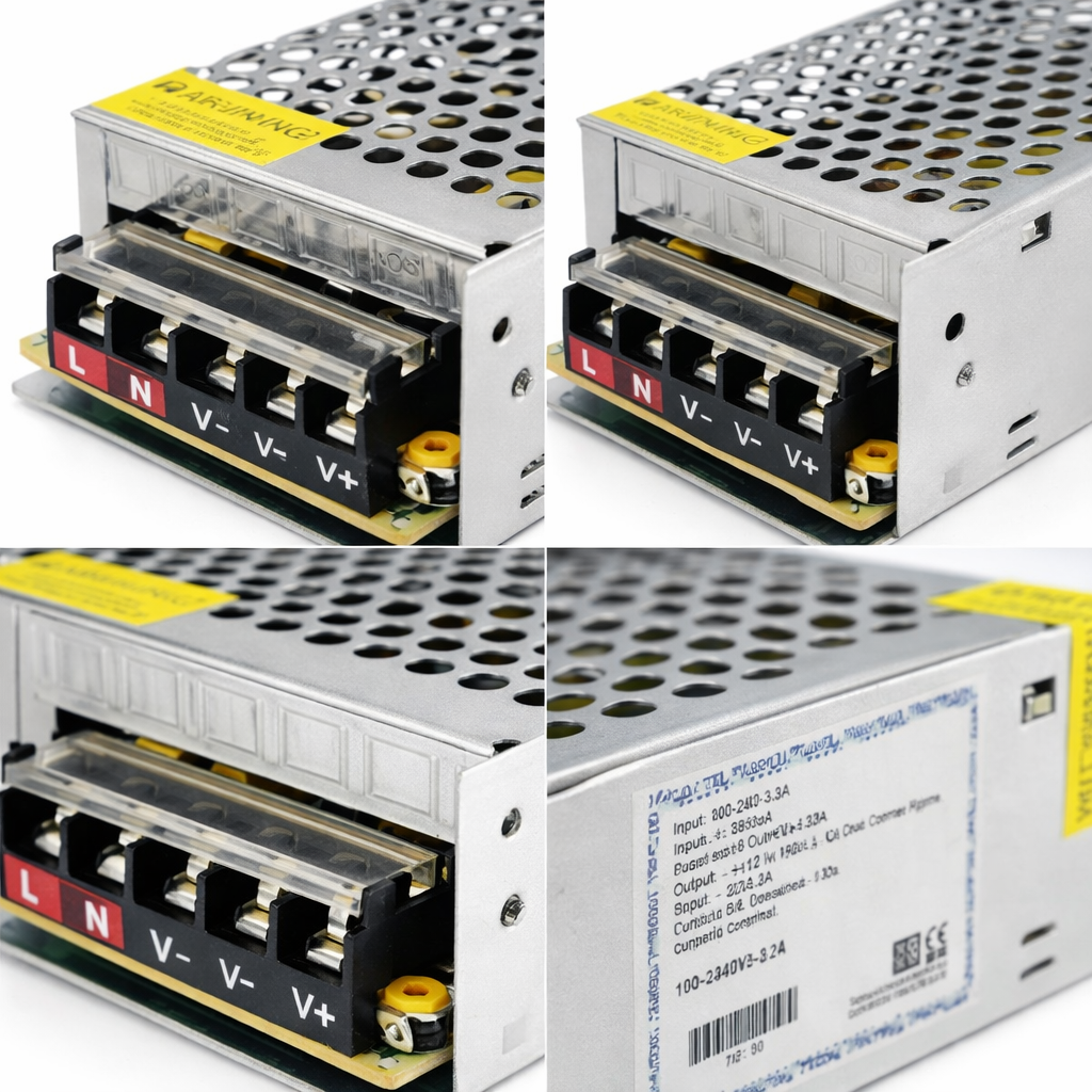 Fuente de Poder 60W 24V para Tiras LED Interior