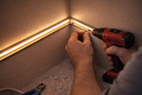 Tira LED COB 10m 127V IP65 3000K Luz Cálida Exterior