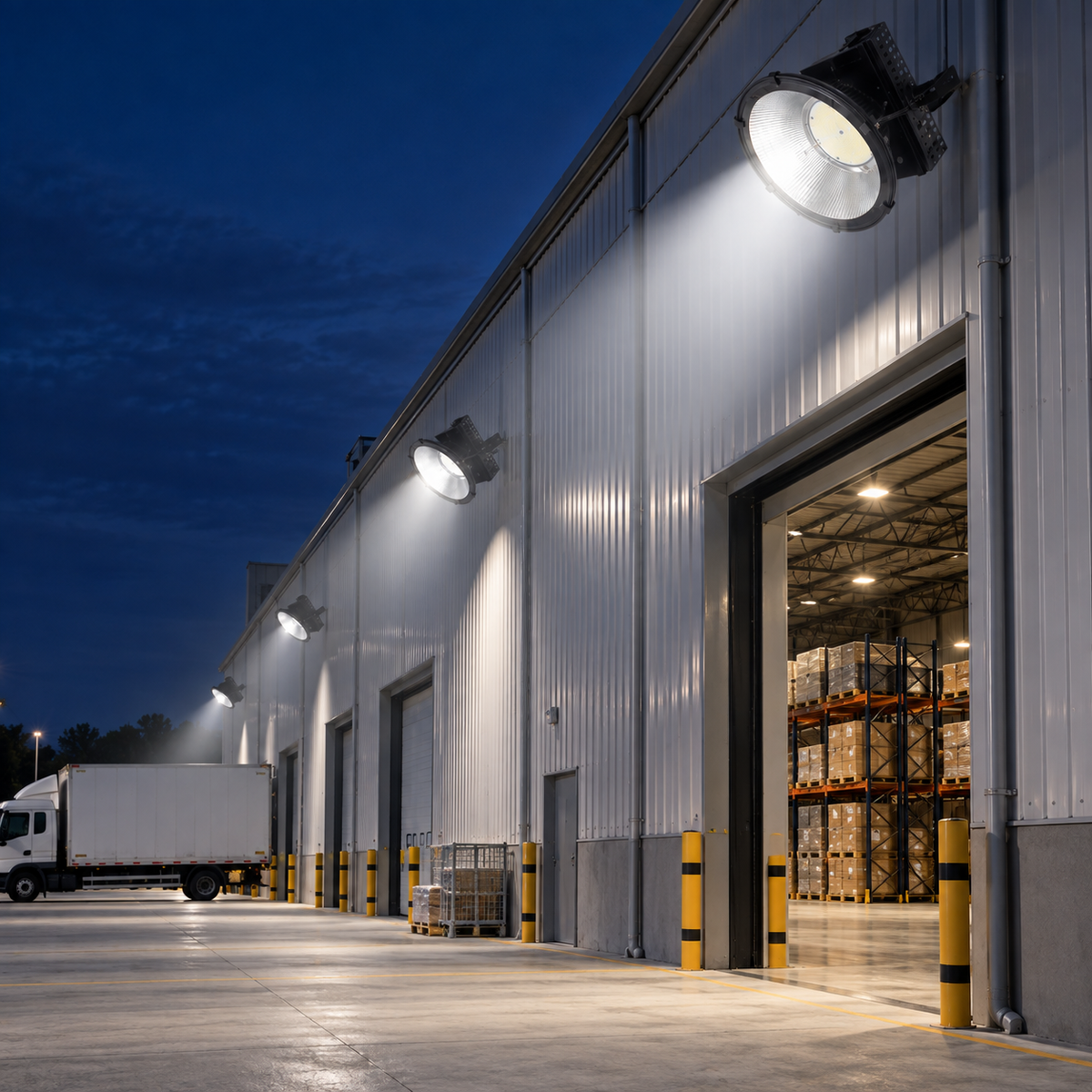 Reflector Tower Light LED Industrial 300W 44,800 lm IP65