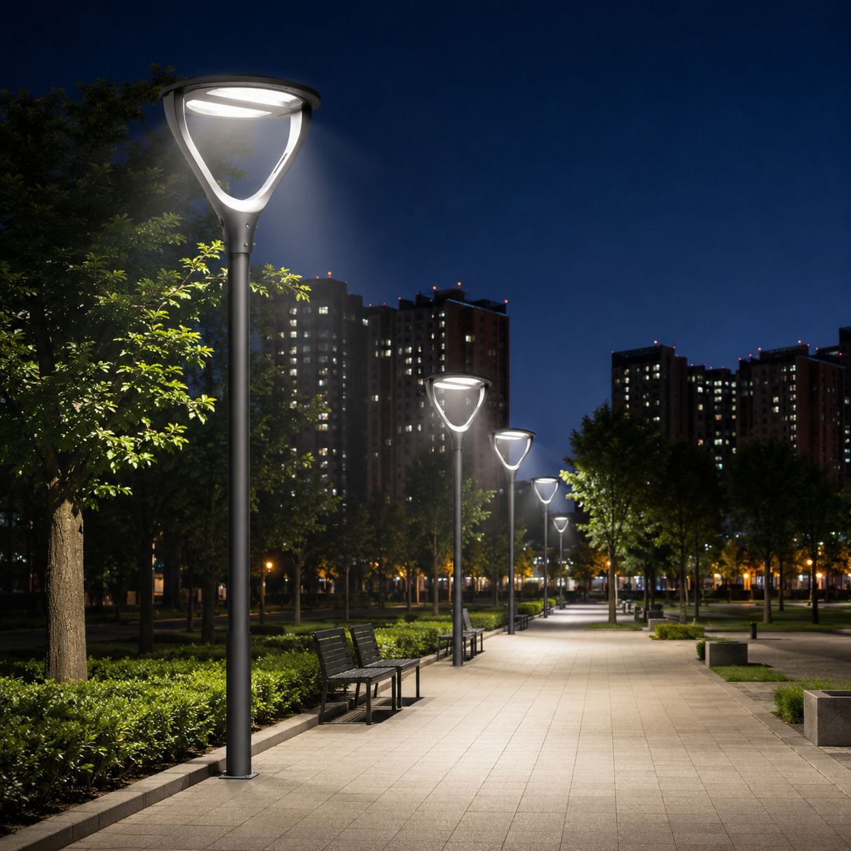 Luminaria LED Urbana Punta de Poste 60W IP66 EG-ST20-60W