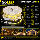 Manguera LED COB 25m 250W IP65 para Exterior Blanco Frío