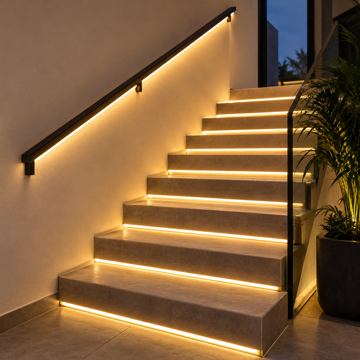Manguera LED COB 25m 250W IP65 Exterior Blanco Cálido