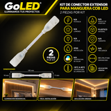 Kit Conector Extensor para Manguera LED COB de Interior