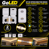 Kit Interconector para Unir Manguera LED COB de Interior