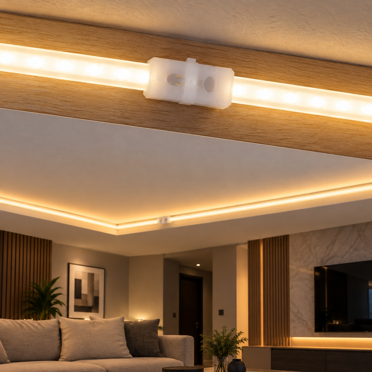 Kit Interconector para Unir Manguera LED COB de Interior