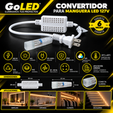 Convertidor 800W para Conectar Tira LED a Corriente 127V