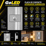 Placa Atenuador de Iluminación 100W con Placa Metálica 127V IP20