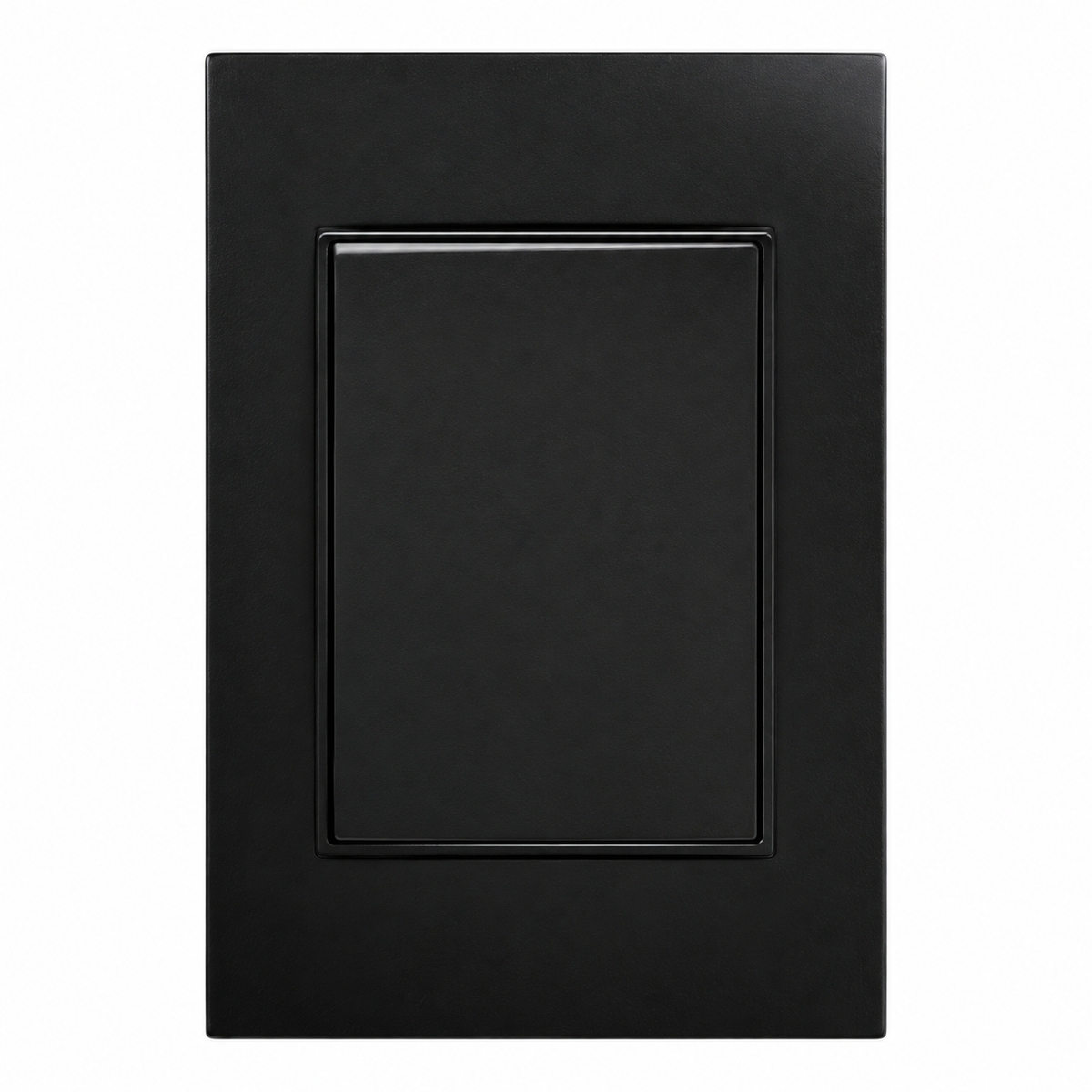 Placa Apagador 1 interruptor de 3 Vías Negro 15A 127-250V para Interior IP20