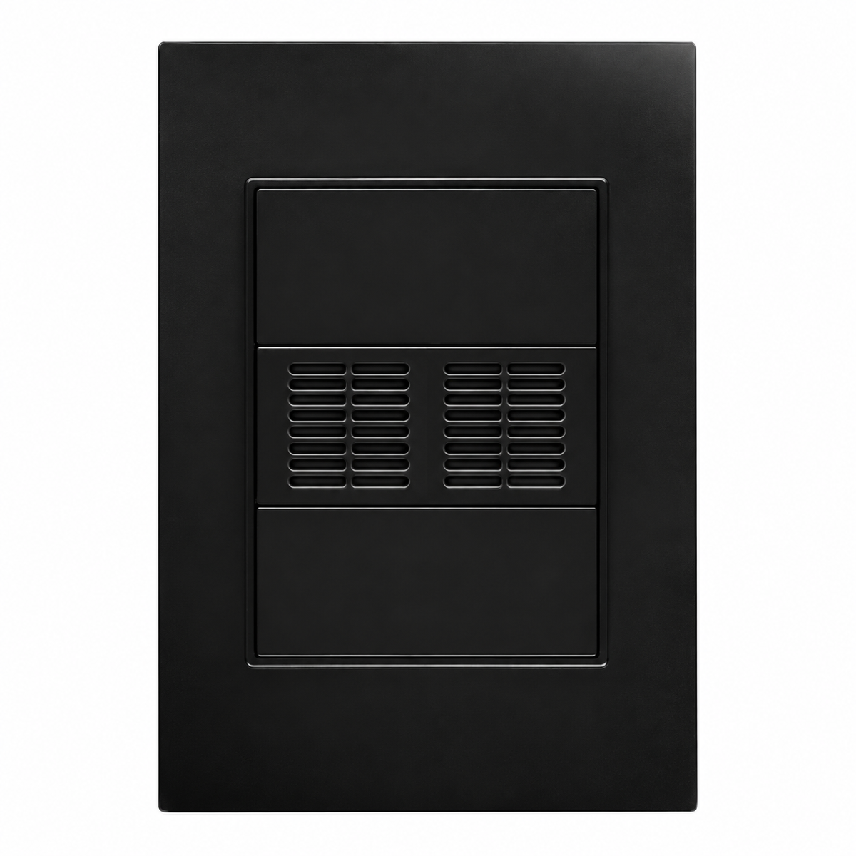 Placa con Zumbador Negra 15A 127-250V para Interior IP20