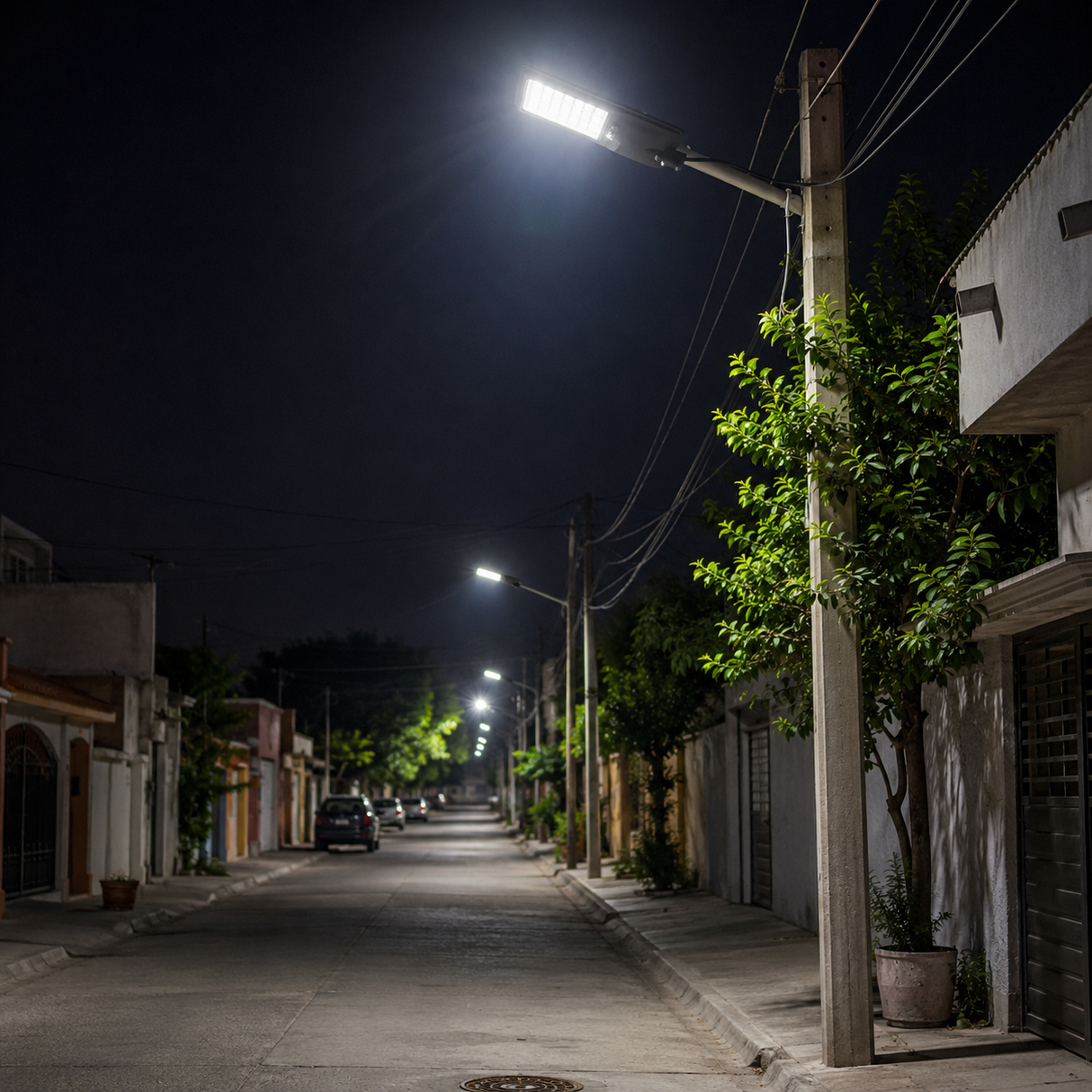 Luminaria Solar LED 100W con Sensor y Control Remoto SO-LGK100