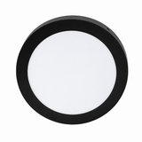 Plafon LED de Sobreponer 18W Negro 6500K Luz Fría