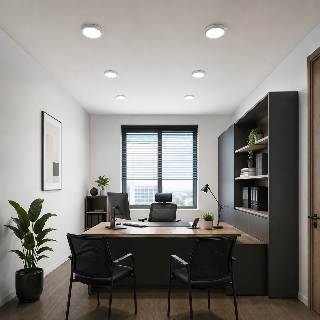 Plafon LED de Sobreponer 18W Blanco 6500K Luz Fría