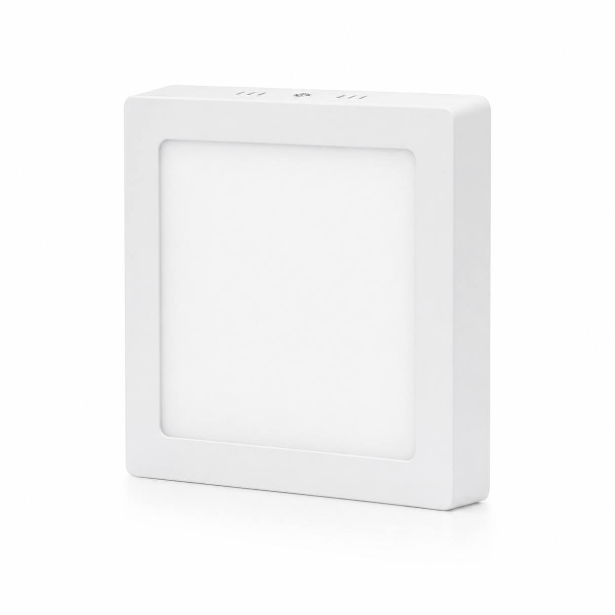 Plafon LED Cuadrado de Sobreponer 12W Blanco Luz Fría 6500K