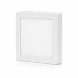 Plafon LED Cuadrado de Sobreponer 12W Blanco Luz Fría 6500K