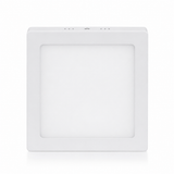 Plafon LED Cuadrado de Sobreponer 12W Blanco Luz Fría 6500K