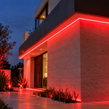 Manguera LED COB Roja 50m IP65 10W/m 127V para Interior y Exterior