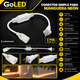 Conector para Manguera LED Neón 300W IP65 Exterior 127V