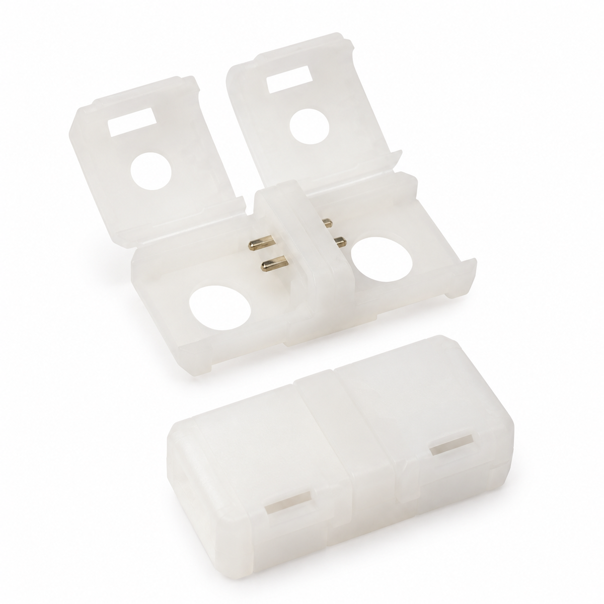 Interconector para Manguera LED Neón IP65 Exterior Kit 2 Pzs