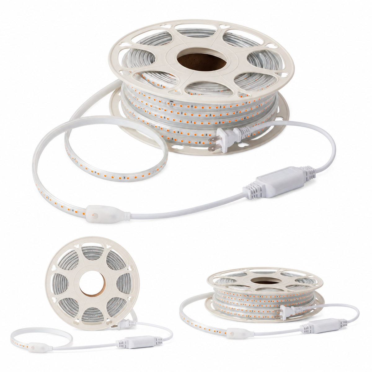 Manguera LED Exterior 150W SMD 2835 Roja 25m