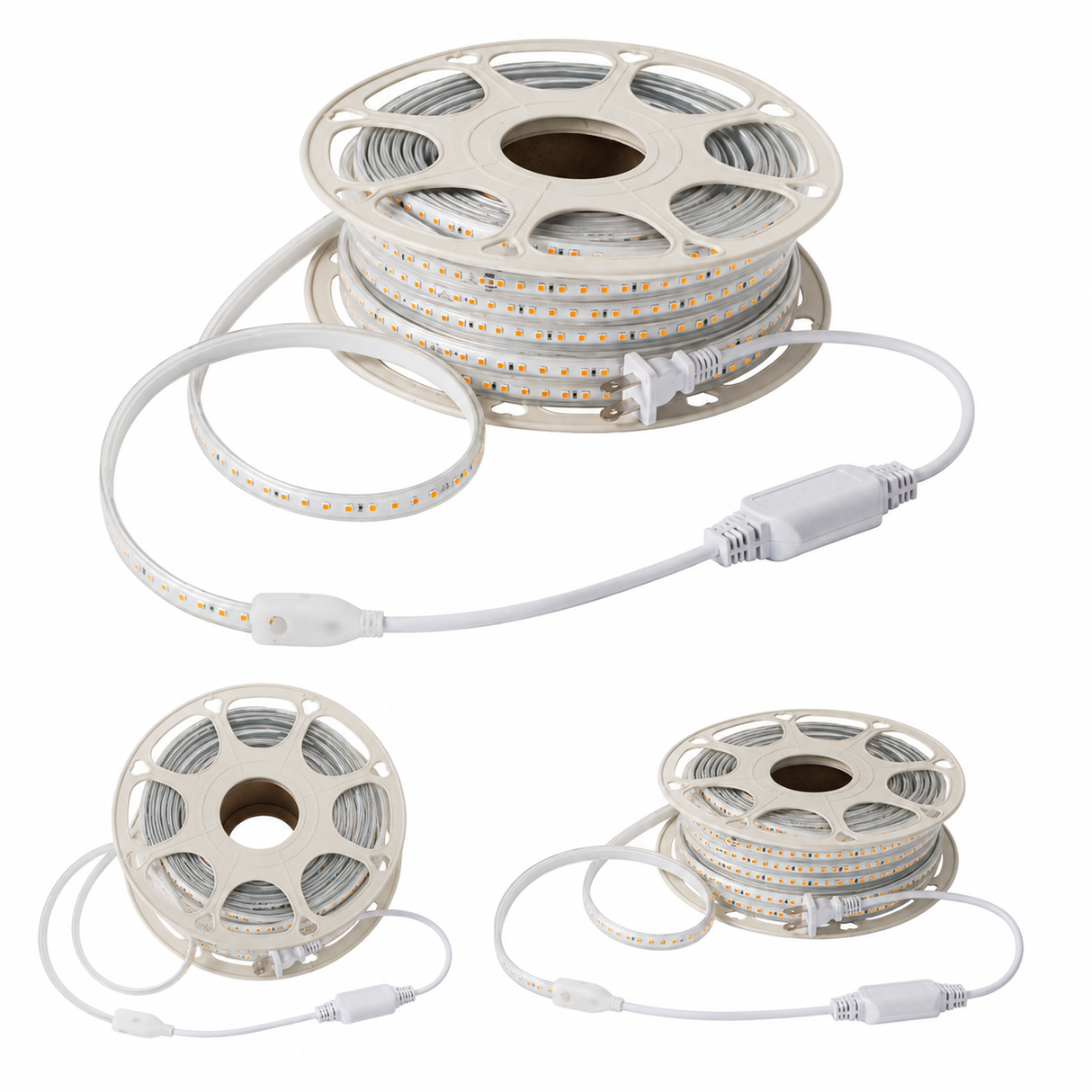 Manguera LED Exterior 150W SMD 2835 Amarilla 25m