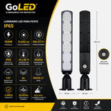 Luminario LED para Poste 100W IP65 con Fotocelda Integrada