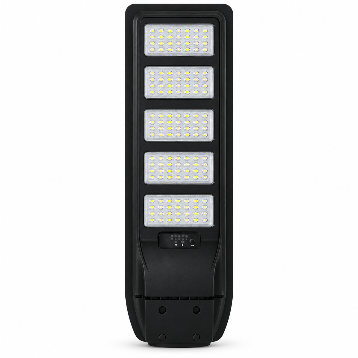 Luminaria Solar LED Punta Poste 2400 Lúmenes con Sensor PIR