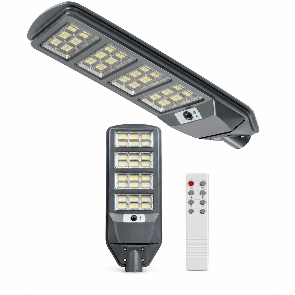 Luminaria Solar LED Urbana 2,700 lm 3CCT IP65 con Sensor