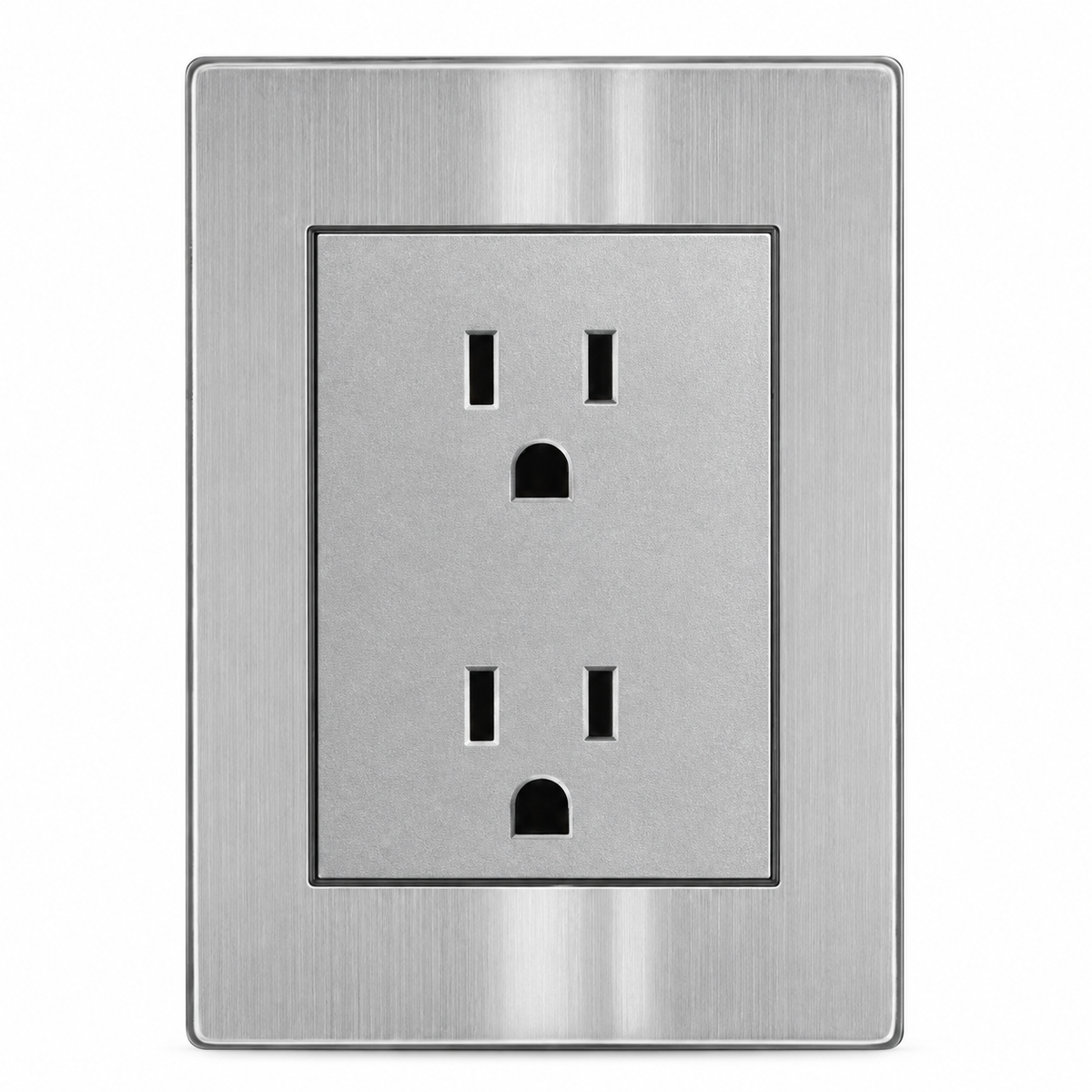 Placa de Contacto Doble de Acero Inoxidable para Interior