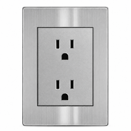 Placa de Contacto Doble de Acero Inoxidable para Interior