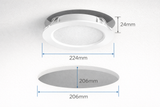 Panel Downlight LED 18W Luz Blanca para Empotrar Interior