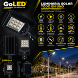 Luminaria Solar LED con Sensor 1,600 lm IP65