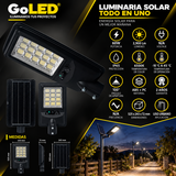 Luminaria Solar LED con Sensor 2,900 lm IP65